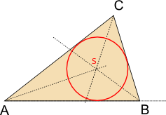 kružnice trojúhelníku vepsana